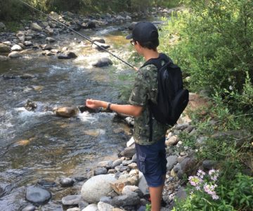 stage de pêche à la truite